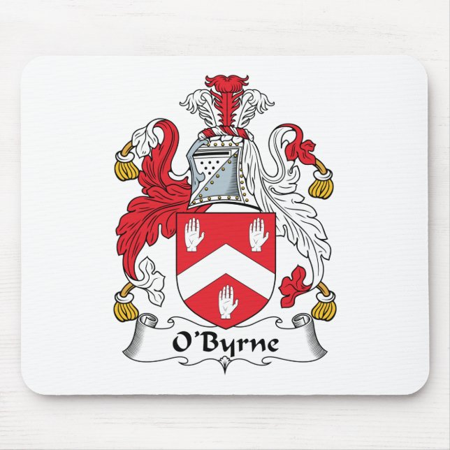 O'Byrne Family Crest Mouse Pad (Front)