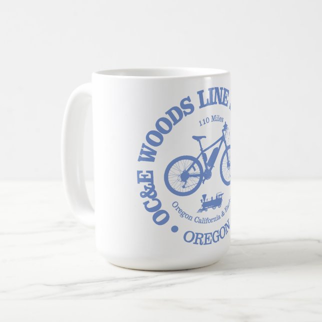 OC&E Woods Line State Trail (cycling) Coffee Mug (Front Left)