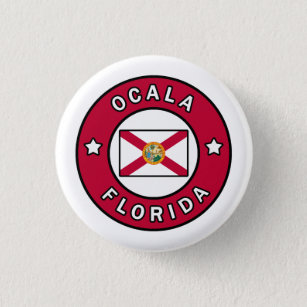 Ocala Florida 1 Inch Round Button