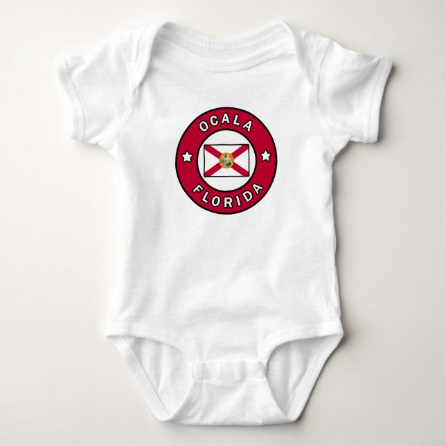 Ocala Florida Baby Bodysuit (Front)