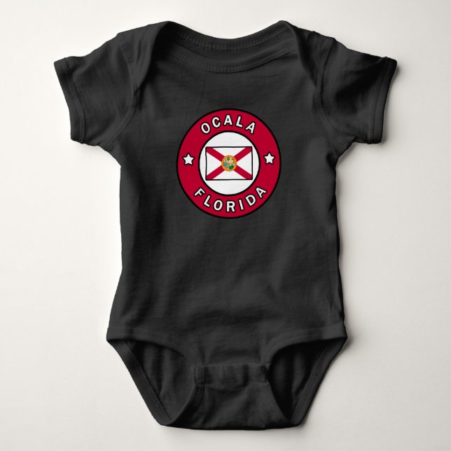 Ocala Florida Baby Bodysuit (Front)