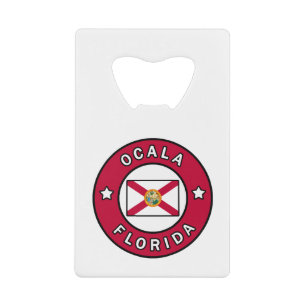 Ocala Florida Credit Card Bottle Opener