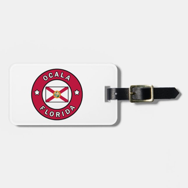 Ocala Florida Luggage Tag (Front Horizontal)