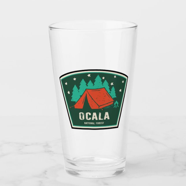 Ocala National Forest Camping Glass (Front)