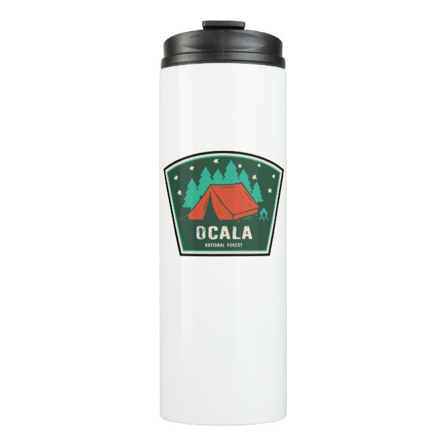 Ocala National Forest Camping Thermal Tumbler (Front)