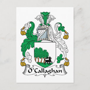 O'Callaghan Family Crest Postcard