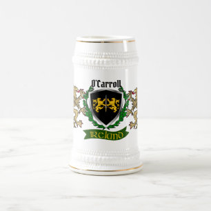O'Carroll/Carroll Irish Shield Beer Stein