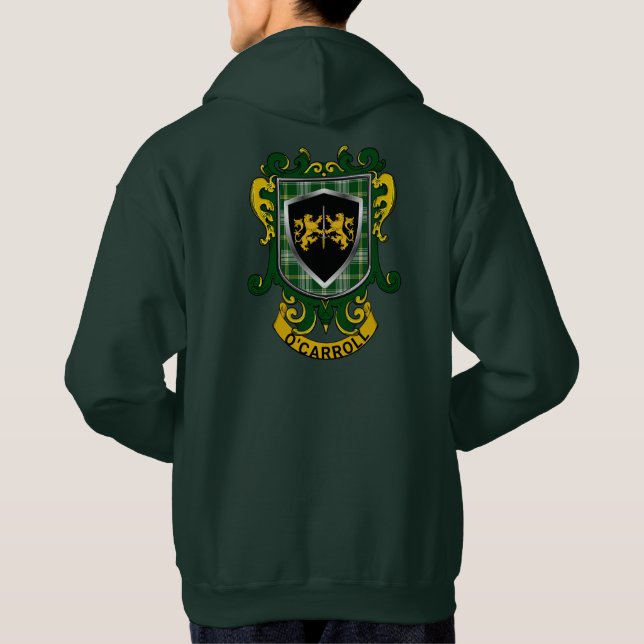 O'Carroll/Carroll Irish Shield Hoodie (Back)