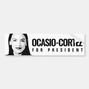 Ocasio-Cortez for President Bumper Sticker