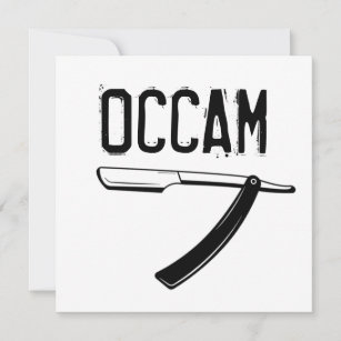 Occam’s Razor Card