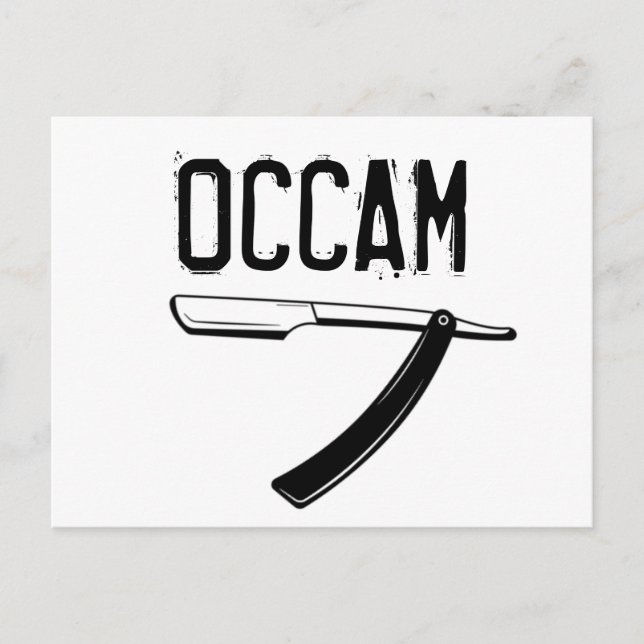 Occam’s Razor Postcard (Front)