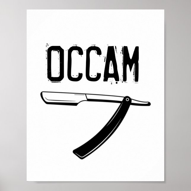 Occam’s Razor Poster (Front)