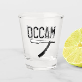 Occam’s Razor Shot Glass
