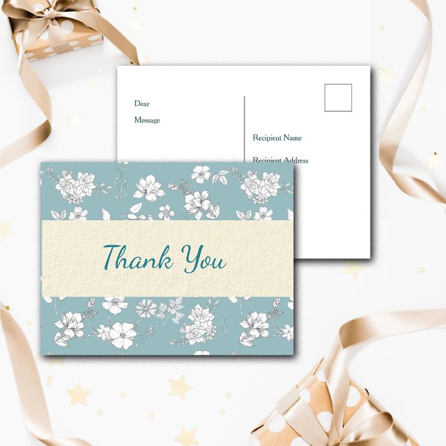 Occasion Birthday Wedding Generic Thank you Custom Holiday Postcard (Creator Uploaded)