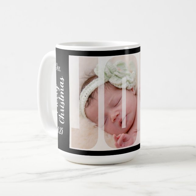 Occasion - DIY Photo and Names Coffee Mug (Front Left)