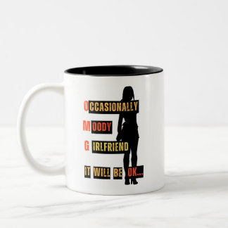 Occasionnellement Moody Girlfriend Mug