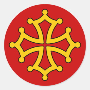 Occitania Classic Round Sticker