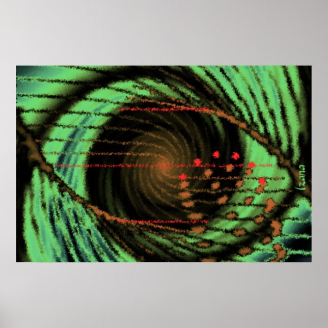 Occular Vortex by Izana Poster (Front)