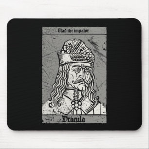Occult Dracula - Vlad The Impaler Horror Vampire Mouse Pad