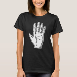Occult Hand Dark Art Grunge Goth Gothic Aesthetic T-Shirt