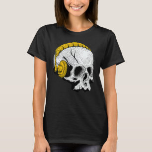 Occult Magic Skull DJ Headphones 1 T-Shirt