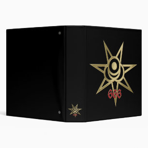 Occult symbol septagram binder