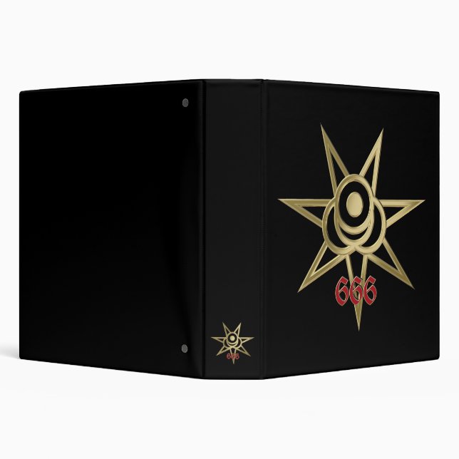 Occult symbol septagram binder (Background)