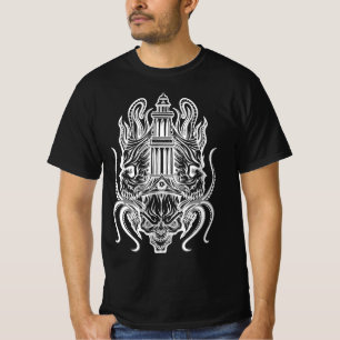 Occult Tower Demon – Gothic Dark Symmetry Art T-Shirt