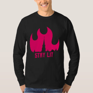 Occult Wiccan Witchcraft Burning Church Esoteric S T-Shirt