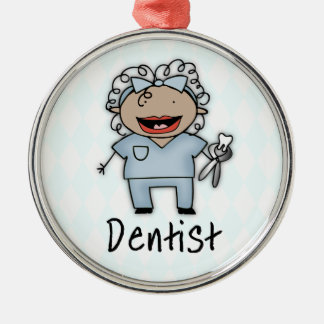 Occupation Dentist Professional Female Metal Ornament