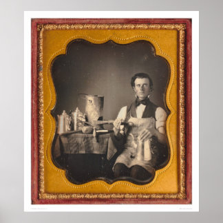 Occupational portrait of a tinsmith... (40027) poster
