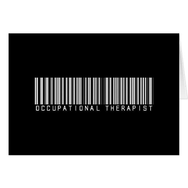 Occupational Therapist Bar Code (Front Horizontal)