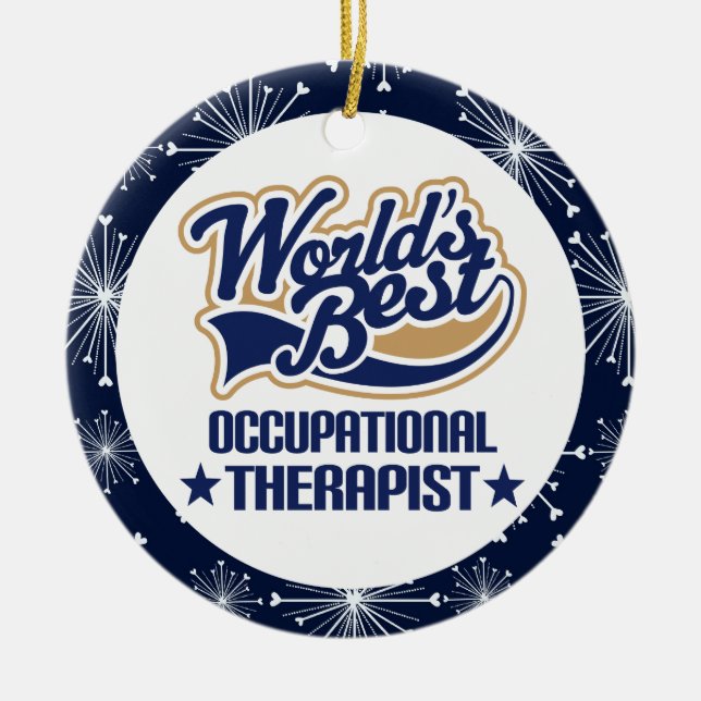 Occupational Therapist Gift Ornament (Front)