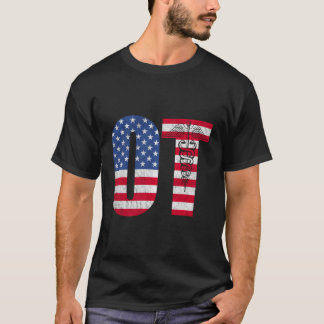 Occupational Therapist Hoodie Usa Flag Ot Gift T-Shirt