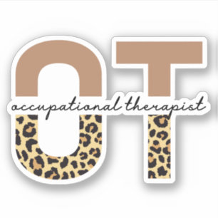 Occupational therapist OT cheetah gifts