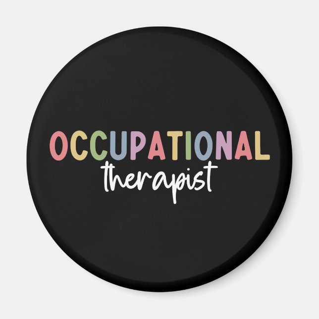 Occupational Therapist OT Occupational Therapy Magnet (Front)