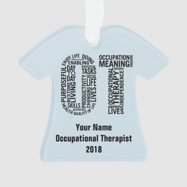 Occupational Therapist OT Ornament (Front)