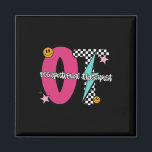 Occupational Therapist Retro Chequered Ot Graduati Magnet<br><div class="desc">Occupational Therapist Retro Chequered Ot Graduation School</div>