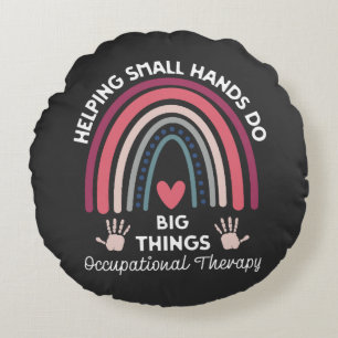 Occupational Therapist Round Pillow
