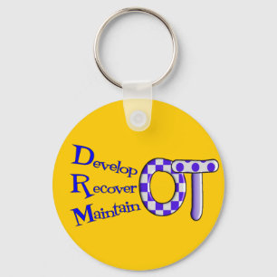 Occupational Therapist T-Shirts and Gifts Keychain