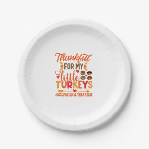 Occupational Therapist Thanksgiving Occupational T Paper Plate