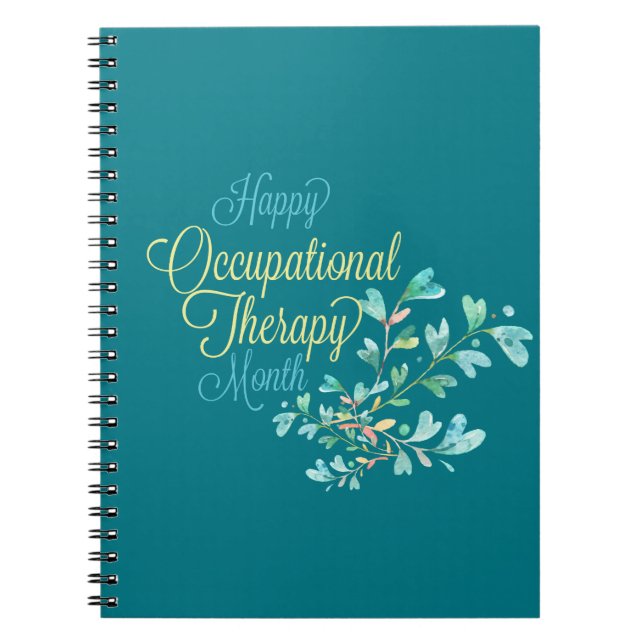 Occupational TherapiyMonth Gift Notebook (Front)