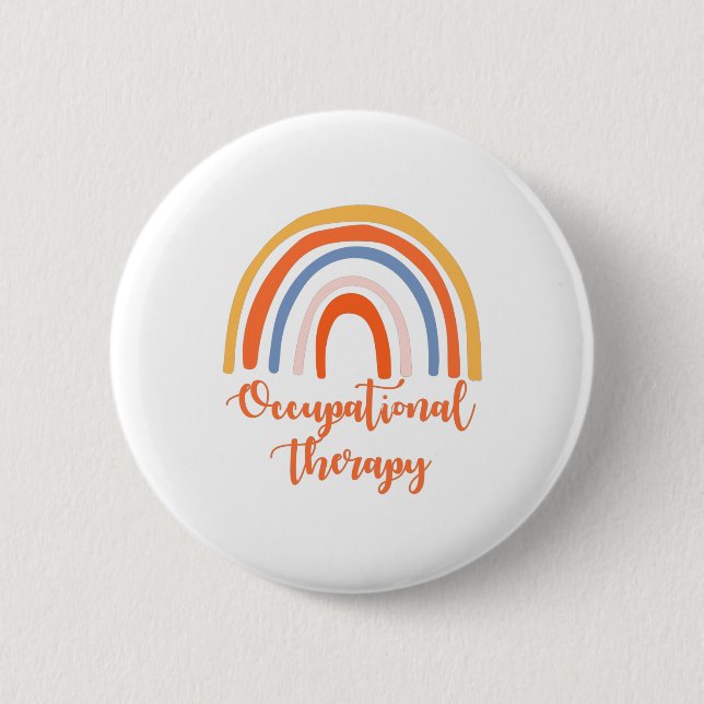 Occupational Therapy 2 Inch Round Button (Front)