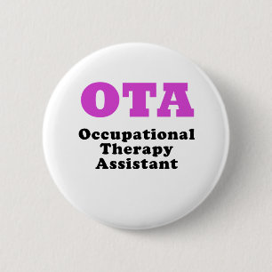 Occupational Therapy Assistant 2 Inch Round Button