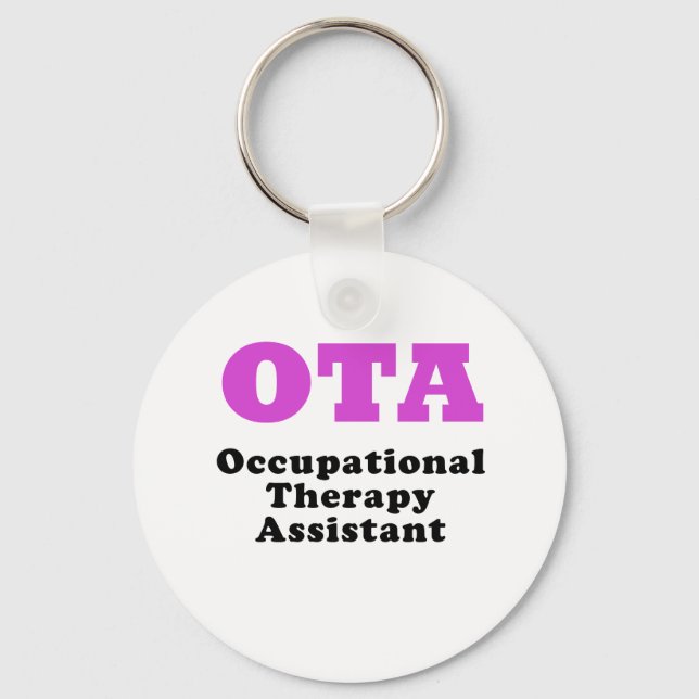 Occupational Therapy Assistant Keychain (Front)