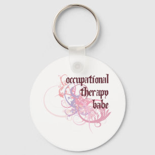 Occupational Therapy Babe Keychain