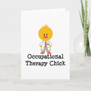 Occupational Therapy Chick Greeting Card
