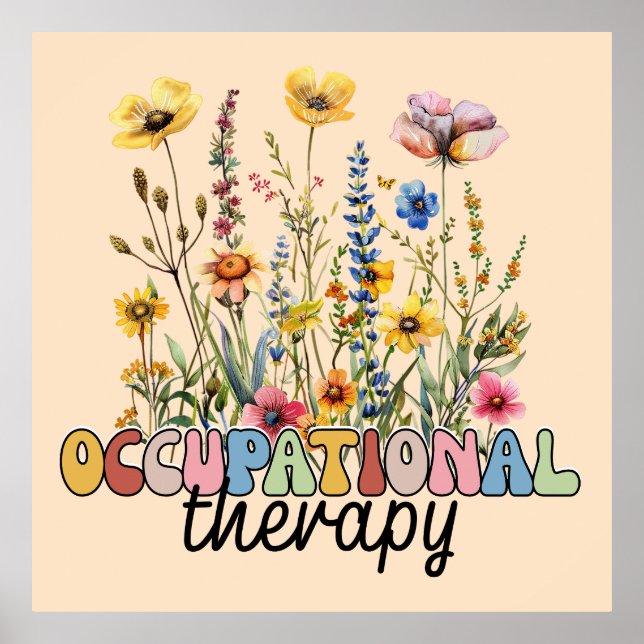 Occupational Therapy COTA Physical Therapist Poster (Front)