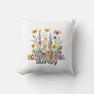 Occupational Therapy COTA Physical Therapist Throw Pillow