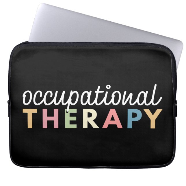 Occupational Therapy COTA Therapist Laptop Sleeve (Front)